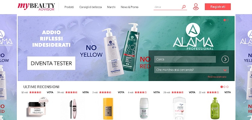 Homepage di (My Beauty) – Guadagnare soldi testando prodotti
